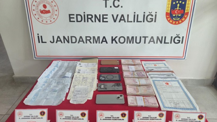 Keşan’da tefecilik operasyonu: 6 gözaltı