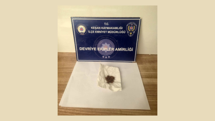 Keşan emniyeti uyuşturucuyla mücadelede kararlı