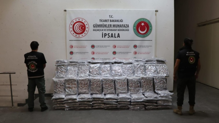 İpsala Sınır Kapısı’nda 147 kilo skunk ele geçirildi