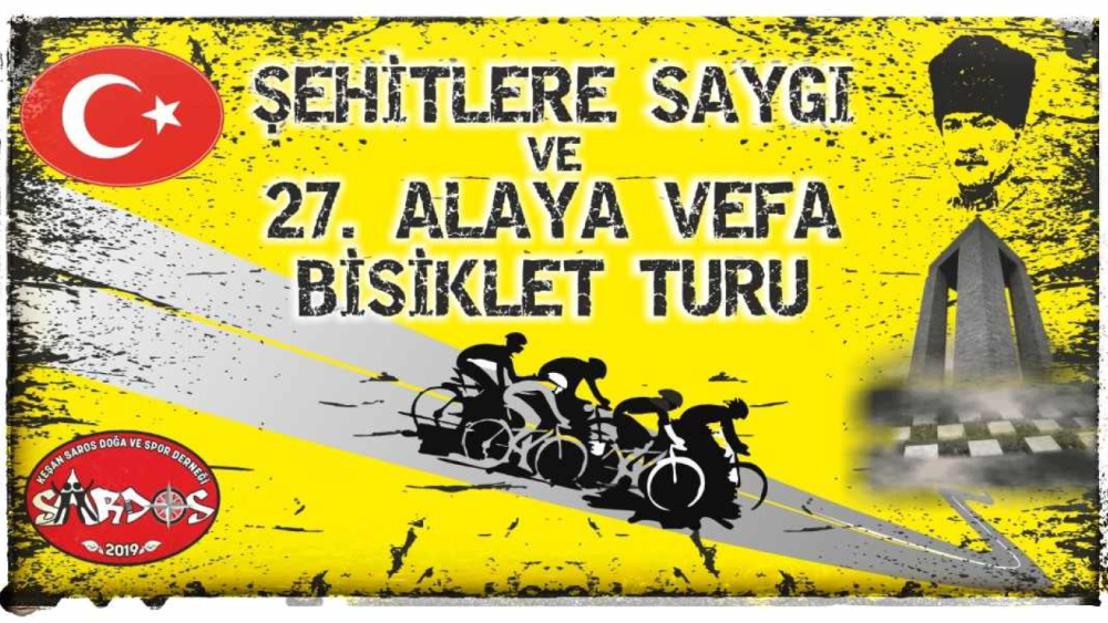 SARDOS, 11. Şehitlere Saygı Bisiklet Turu için yola çıkıyor