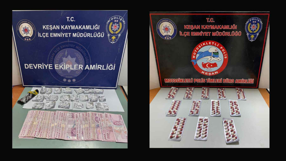 Uyuşturucuyu bisküvi paketine saklamış