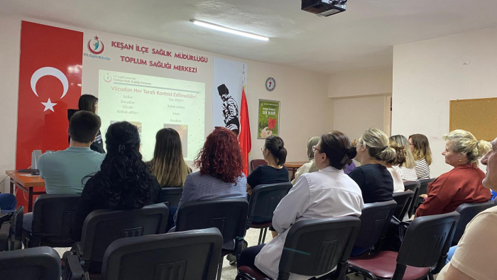 Keşan’da sağlık çalışanlarına yönelik KKKA eğitimi