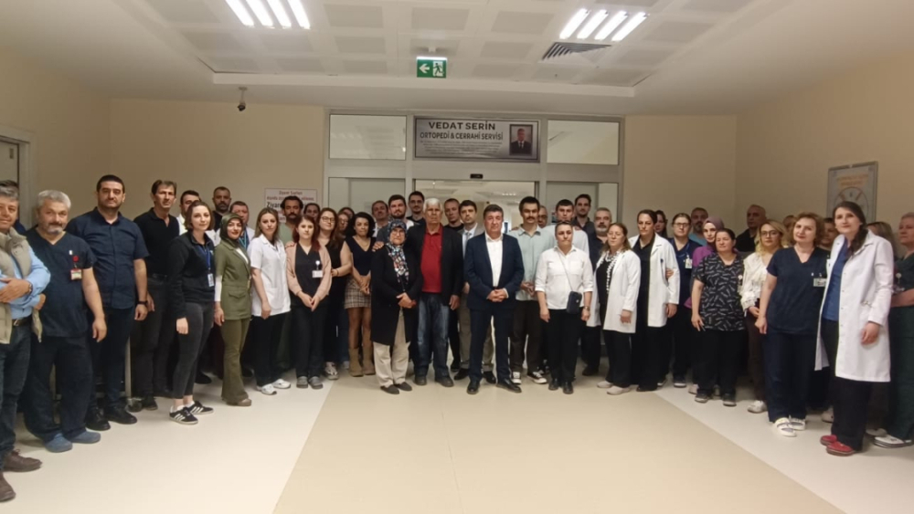 Op. Dr. Vedat Serin’in ismi, Ortopedi ve Cerrahi Servisi’ne verildi