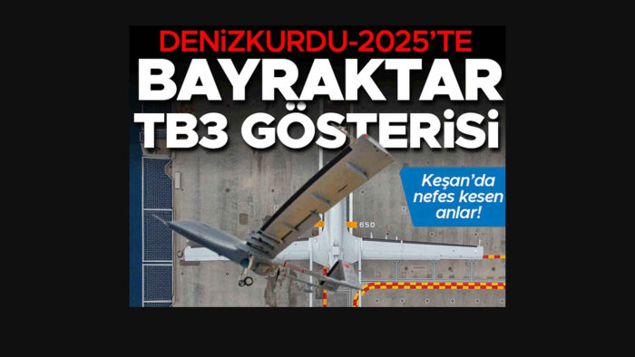 Bayraktar TB3 SİHA'lar Keşan'dan havalandı