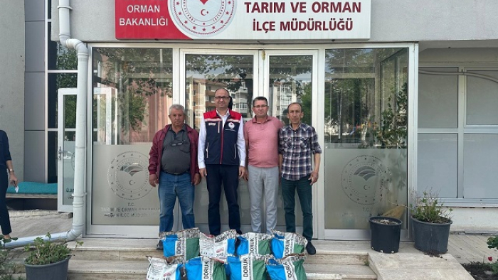 Edirne genelinde 73 üreticiye yüzde 75 bakanlık hibeli kuru fasulye tohumu verildi