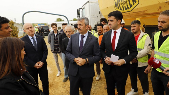Edirne Valisi Sezer, Keşan OSB’de inceleme yaptı