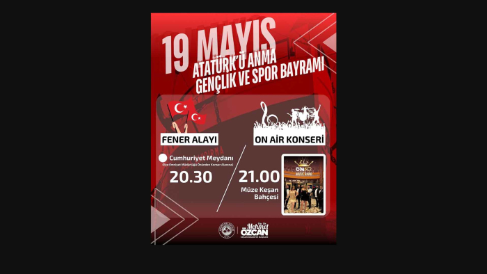 Keşan'da 19 Mayıs coşkuyla kutlanacak