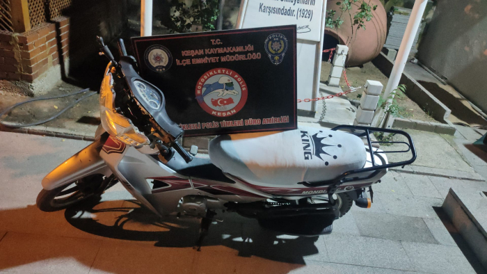 Kaçan motosiklet sürücüsü yakalandı