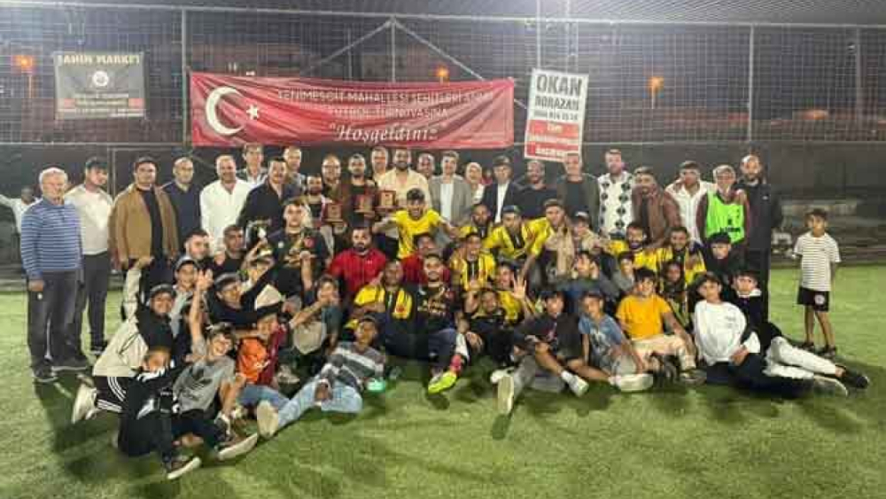 Şehitleri Anma Futbol Turnuvası’nın şampiyonu Şehit Hakan Korkmaz Spor oldu