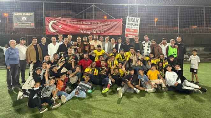 Şehitleri Anma Futbol Turnuvası’nın şampiyonu Şehit Hakan Korkmaz Spor oldu