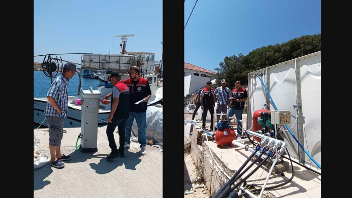 İbrice Balıkçı Barınağı denetlendi