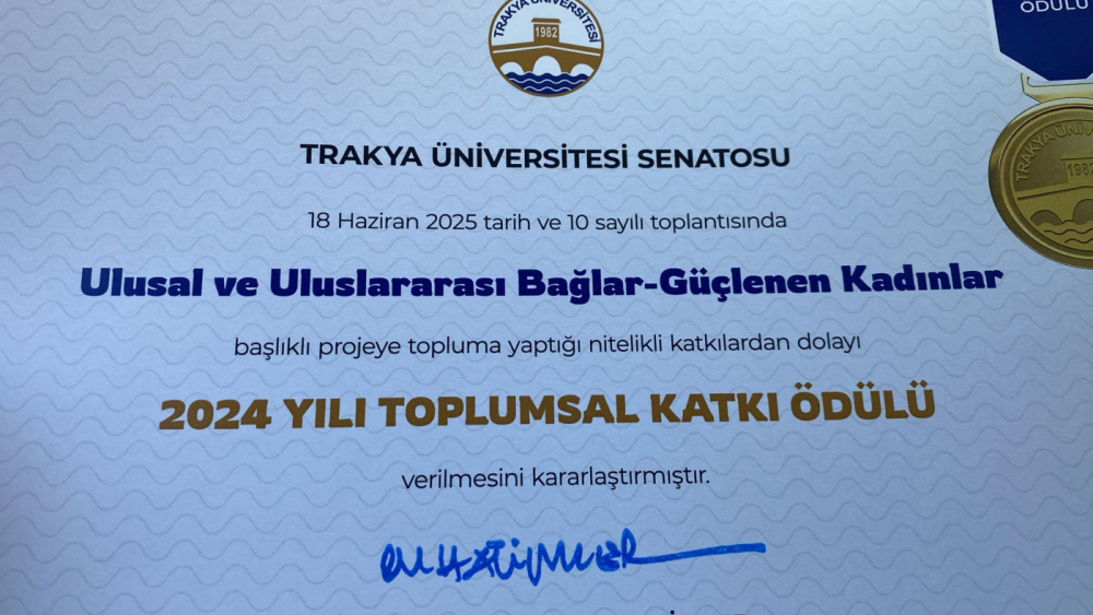 KESKÜP’e toplumsal katkı ödülü