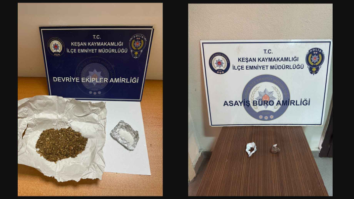 Üzerlerinde uyuşturucuyla yakalandılar