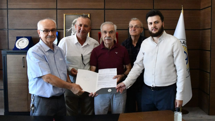 Nazmiye Recep İstek Camii’nin yapı kullanım izin belgesi teslim edildi