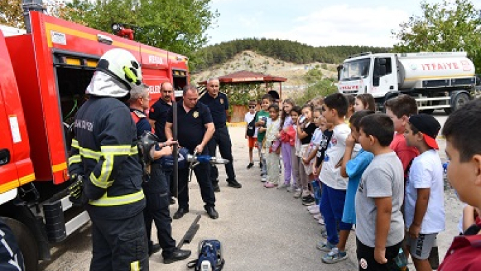 Keşanlı öğrenciler itfaiyecilik mesleği ile tanıştı