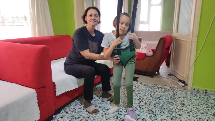 Keşanlı SMA hastası Melek yardım bekliyor