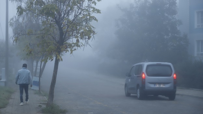 Keşan’da yoğun sis etkili oldu