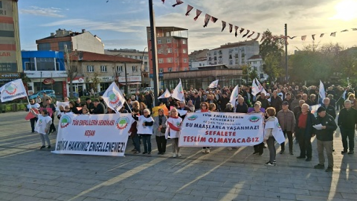 TES Keşan Temsilcilik Başkanı Ahmet Erkan: Ya insanca yaşayacağız, ya da meydanları ısıtacağız!