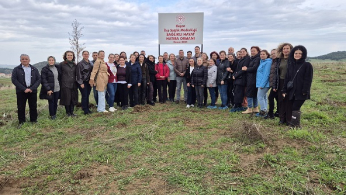 Keşan'da, 'Sağlık ve Hayat Ormanı' kuruldu