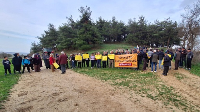 Keşan’da taş ve maden ocağı açılmak istenen köylerde bilirkişi inceleme yaptı
