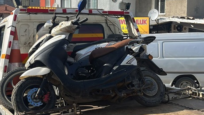 Plakasız motosikletin ehliyetsiz sürücüsüne 82 bin 500 TL ceza