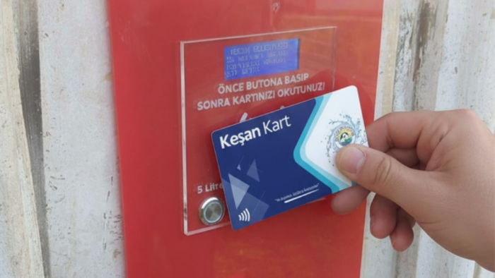 Keşan’da hayır çeşmelerinde kartlı sisteme geçiş tamamlandı