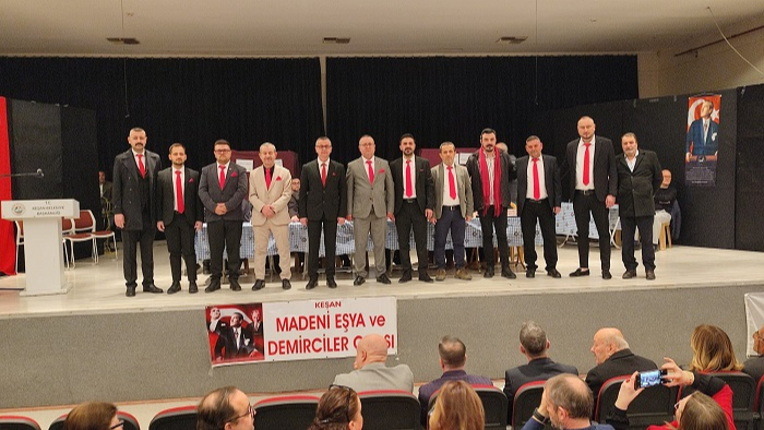 Keşan Madeni Eşya ve Demirciler Odası’nda seçimin galibi Fatih Uslu oldu