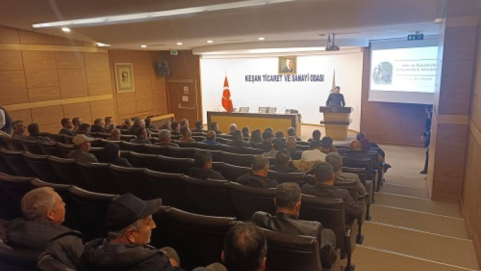 Keşan’da üreticilere eğitim