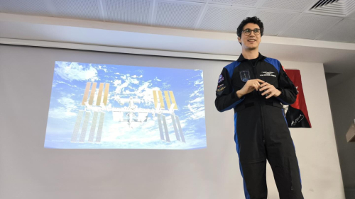 Astronot Tuva Cihangir Atasever, Keşan’da öğrencilerle buluştu