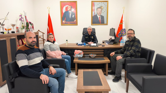 Gazetecilerden, Keşan İlçe Emniyet Müdürü Arpak’a Polis Haftası ziyareti