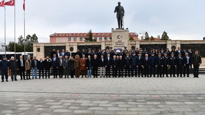 Keşan’da, Türk Polis Teşkilatı’nın 181’inci kuruluş yıldönümü töreni