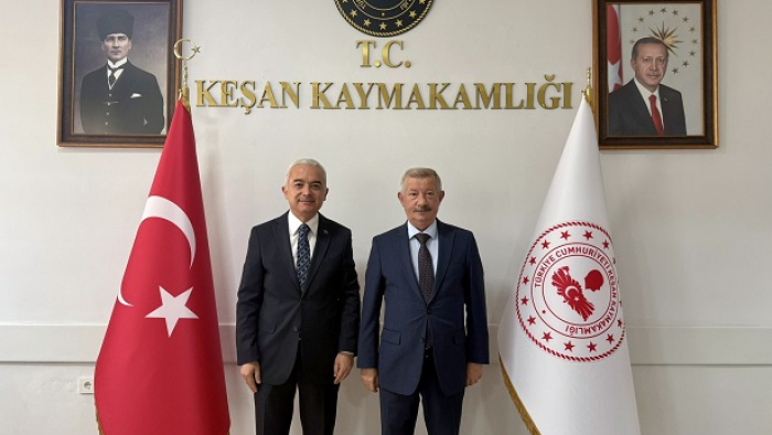 Kırklareli Valisi Turan’dan, Kaymakam Mercan’a ziyaret