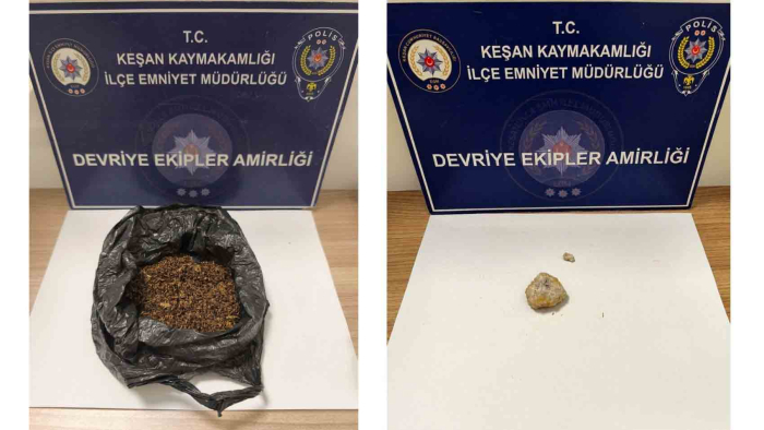 Polis şüphelendi, üzerlerinde uyuşturucu ele geçti