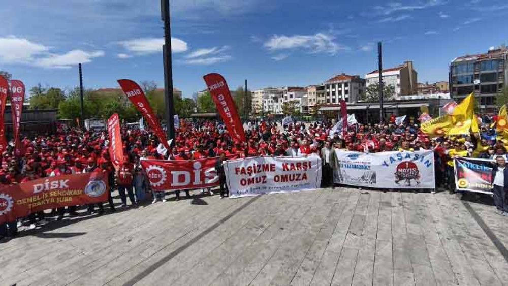 Keşan’da, 14 yıl aradan sonra 1 Mayıs coşkusu
